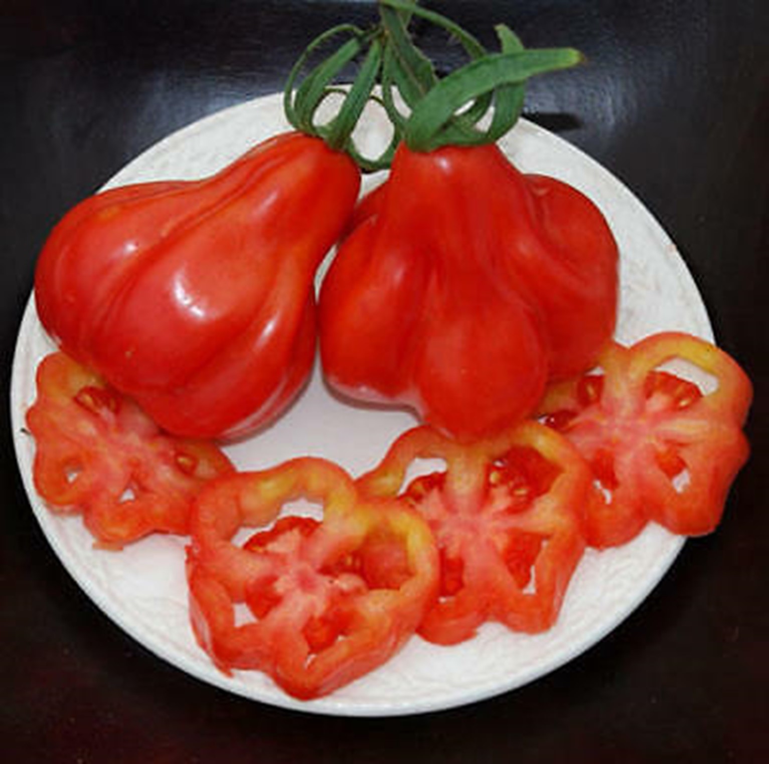 Heirloom Mexican Tlacolula Ribbed Tomato Seeds